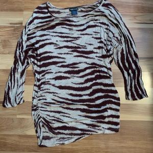 Wet Seal zebra top
